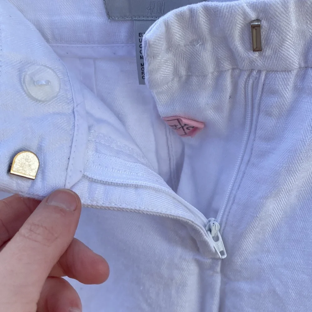 H & M White Pants - Picture 2 of 4